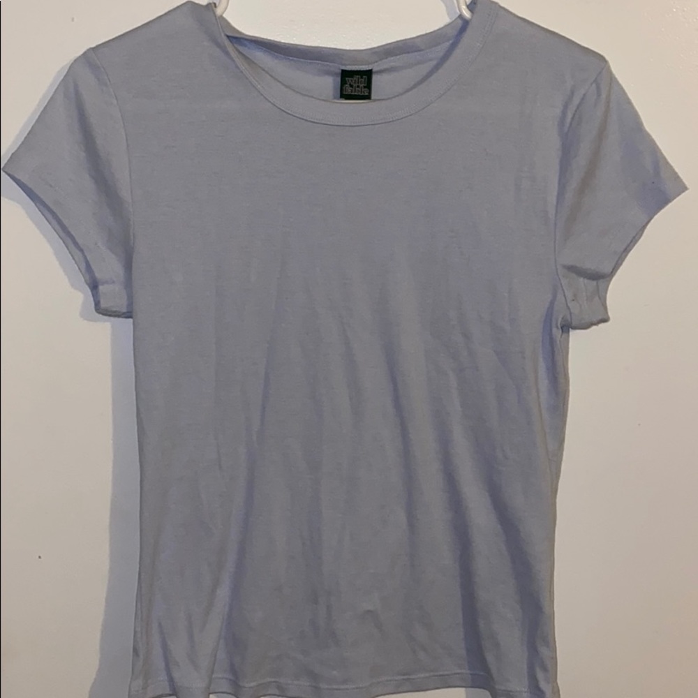 wild fable baby blue tee